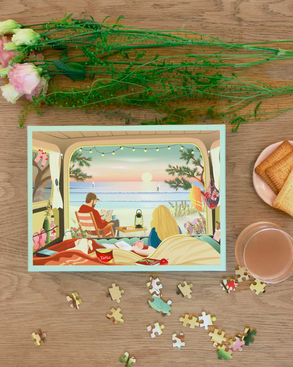 Puzzle - Camping by the Ocean