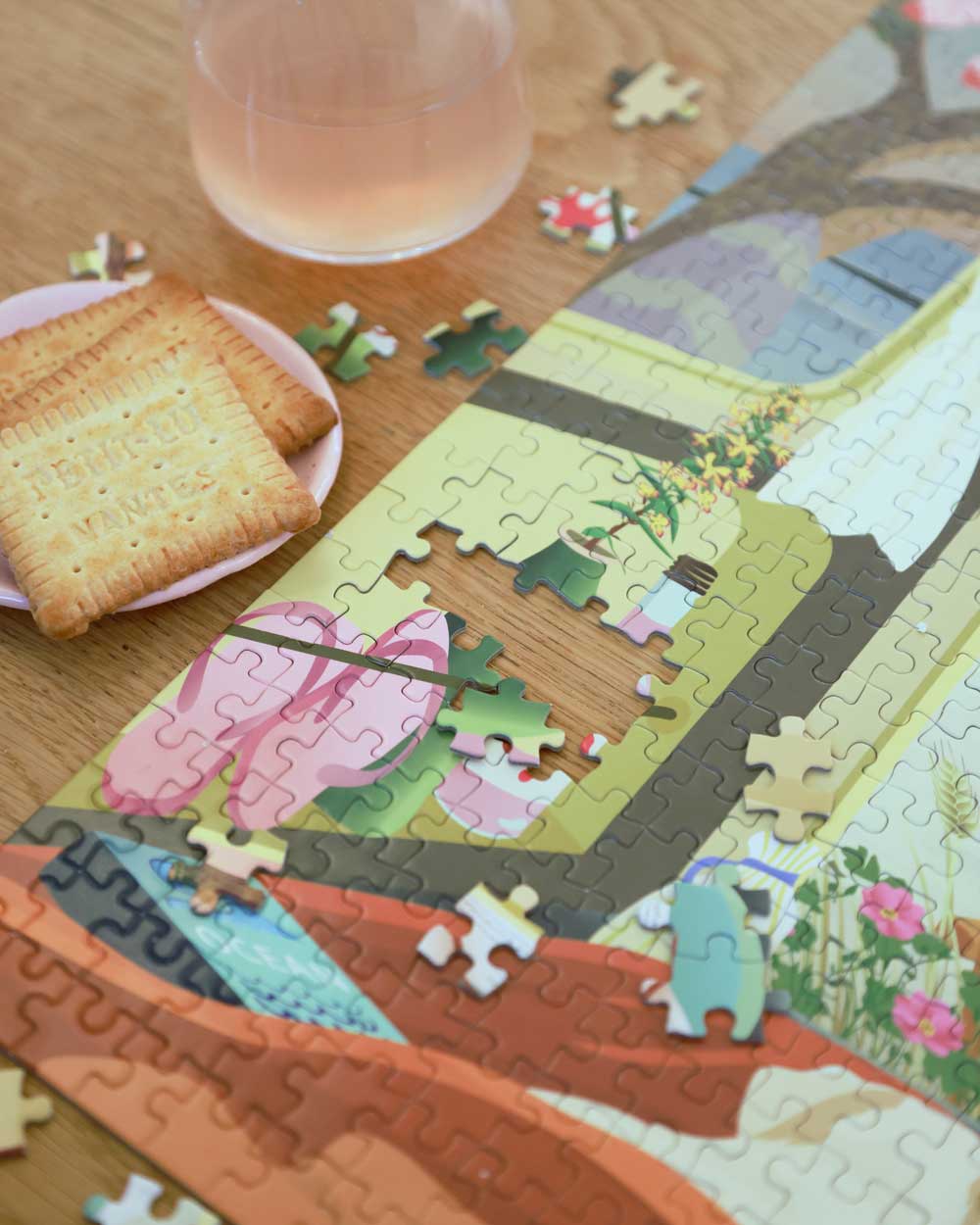 Puzzle - Camping by the Ocean