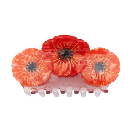 Pince à cheveux - Coquelicot XL