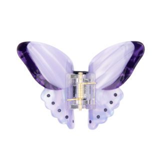 Pince à cheveux - Papillon mauve