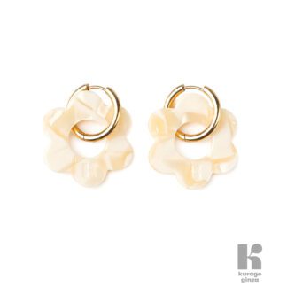 Boucles d'oreilles - Fleurette nude MAXI