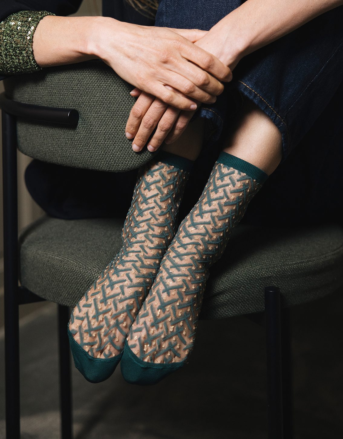 Chaussettes - Kaktus Émeraude