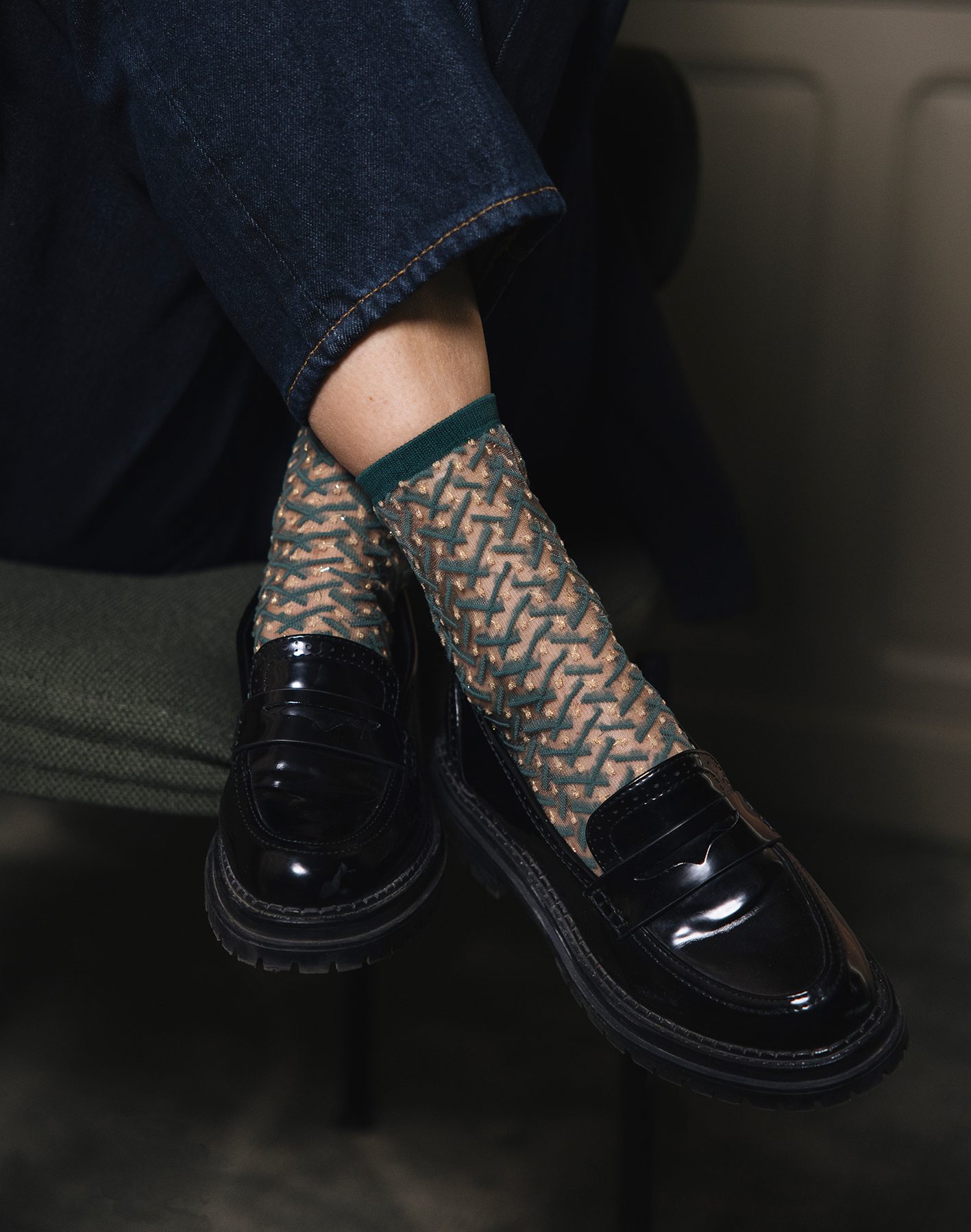 Chaussettes - Kaktus Émeraude