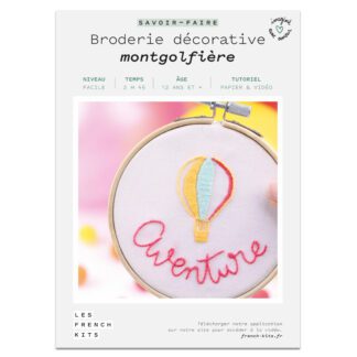 Kit broderie - Mongolfière