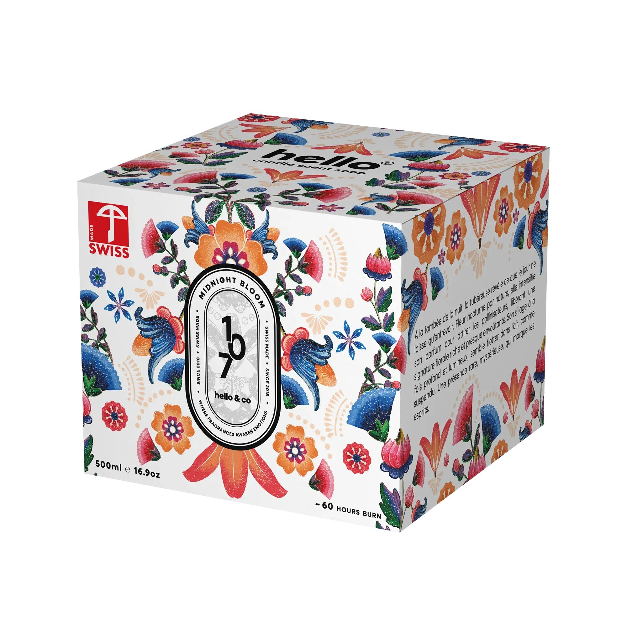 Bougie métal – Midnight Bloom M
